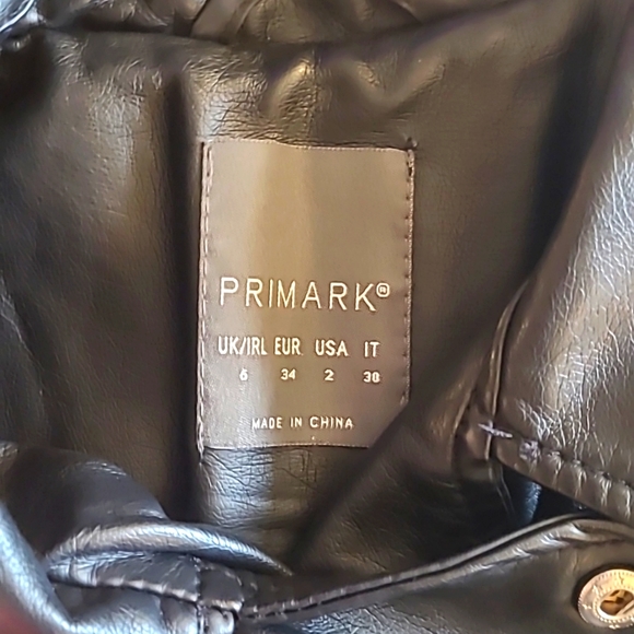 Faux Leather Jacket Size XS - Picture 3 of 9